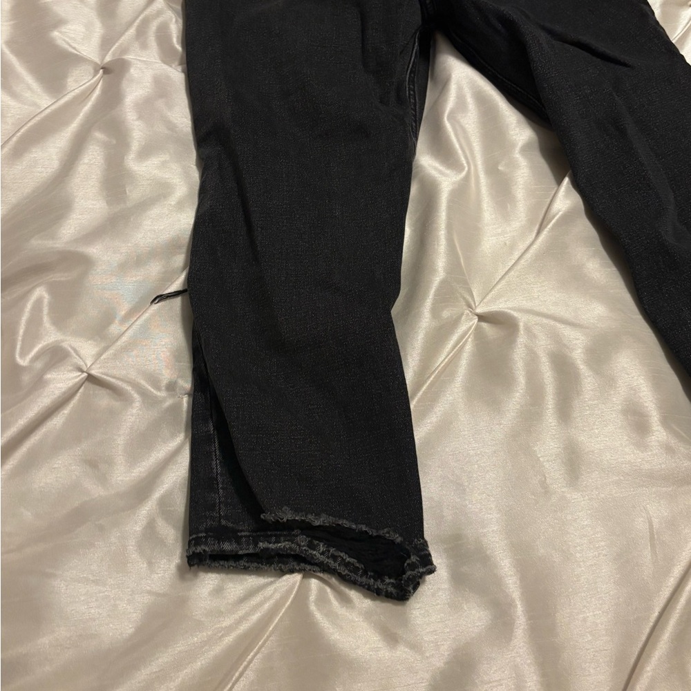 Abercrombie & Fitch Black Distressed Jeans size 27(4) - Picture 9 of 10